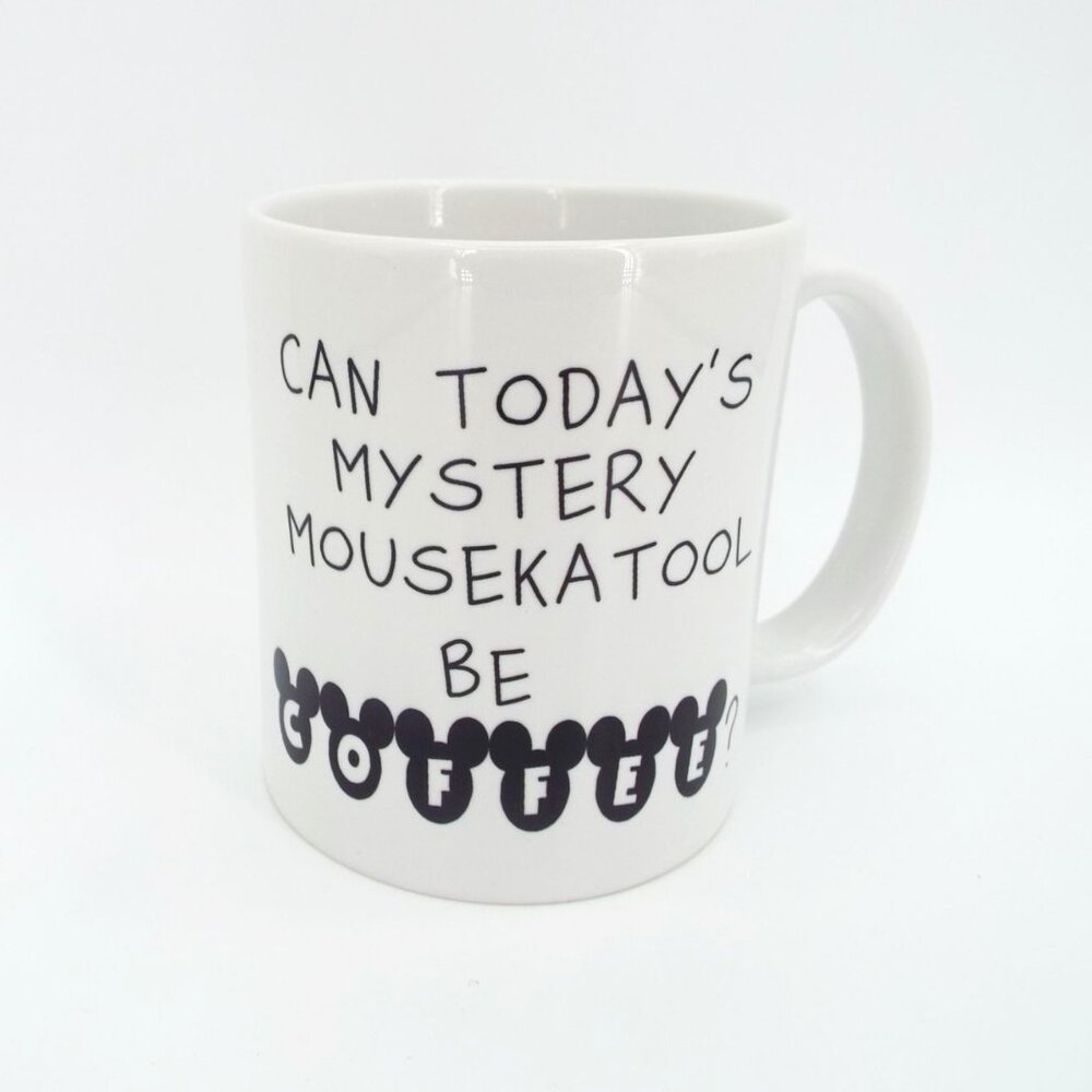 Mystery Mousekatool White and Black Mickey Mouse Coffee Mug